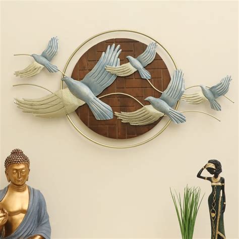 Buy VEDAS Mystical India Metal Flying Bird Wall Accent from Vedas at ...
