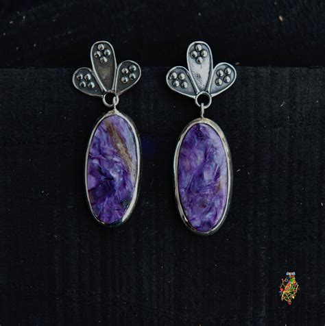 The perfect Unique Design of Violet Passion Earrings for everyday by ...