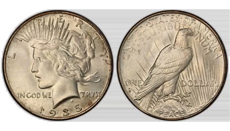 Peace Silver Dollar Value Chart: & Rare Mint Marks