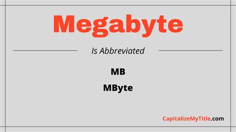 Megabits to Megabytes: MB to Mb & Mbps to MBps Conversions and Meaning ...