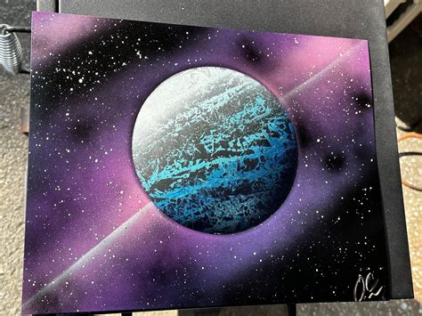 Galaxy Spray Painting