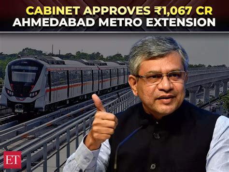 Cabinet clears Rs 1,067 cr Ahmedabad Metro extension from GIFT City to ...
