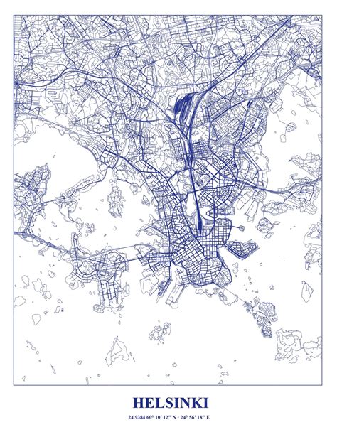 Finland Capital City Map