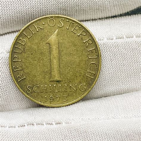 1973 Austria Coin Amazing Condition, One Schilling 1973 EIN Republik ...