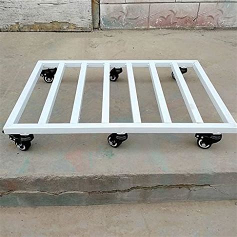 Indian Decor 38960 Metal Planter Caddy with Wheels Heavy Duty Carbon ...