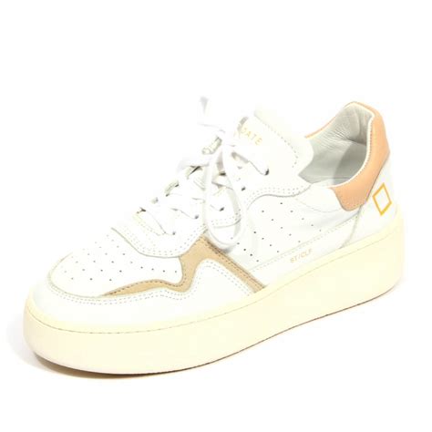 H4548 sneaker donna D.A.T.E. STEP woman leather shoes