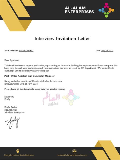 Introduction Interview Meeting Sample Letter 的图像结果