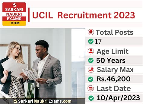 UCIL Foreman Recruitment 2023 | Salary Rs.46200/-. | 17 Vacancy | Last ...
