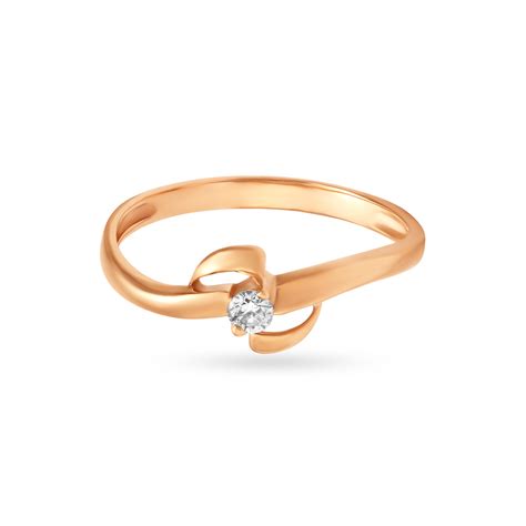 Subtle Rose Gold Finger Ring