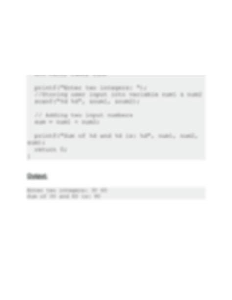 Codes for Averaging Two Integers Using C Programming 的图像结果