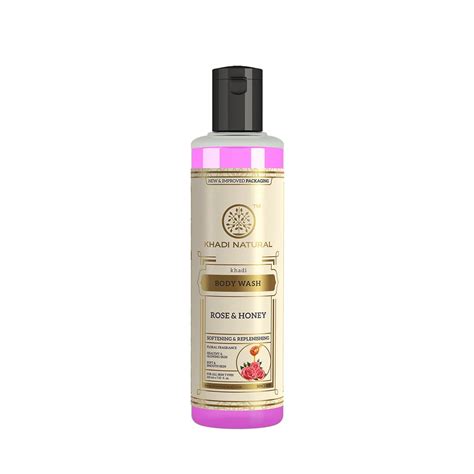 Buy Khadi Natural Rose & Honey Body Wash | Body Wash for Deep Cleansing ...