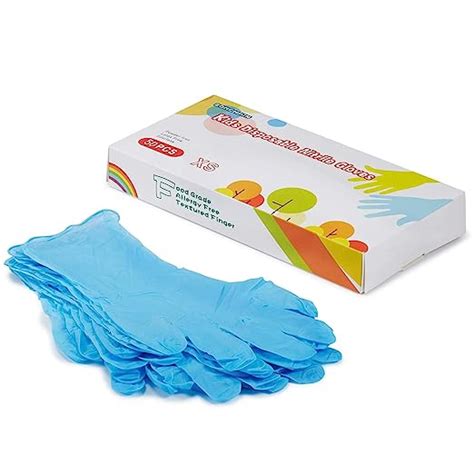 Nitrile Gloves Kids Gloves Disposable, Nitrile Gloves for 3-7 Years ...