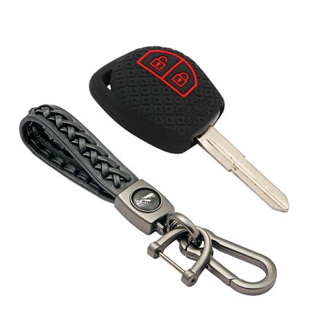 Keycare silicone key cover & keychain for: Fronx, Jimny, Swift, Dzire,