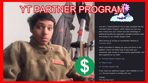 YouTube Partnership Program Sign Up 的图像结果