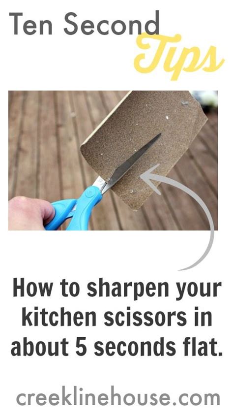 Image result for How to Sharpen Kitchen Scissors