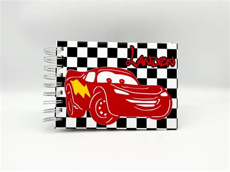 Buy Cars Autograph Book, Lightning Mcqueen Inspired, Photo Album ...
