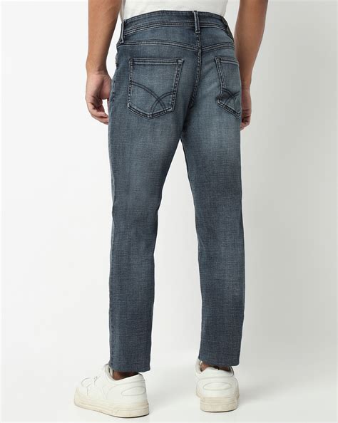 Noos Jaxon Straight Fit Mid Rise Mid Wash Blue Jean