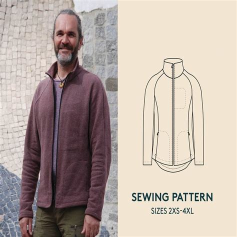 Fleece Jacket Sewing Pattern 的图像结果