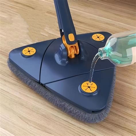Triangle 360 Cleaning Mop Telescopic Household Ceiling Cleaning Brush ...