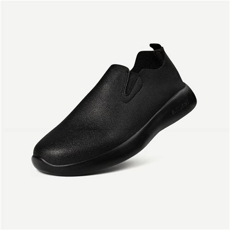 Sunnystep Balance Walker Full Black Flats Wide Toe Box Slip Ons Walking ...