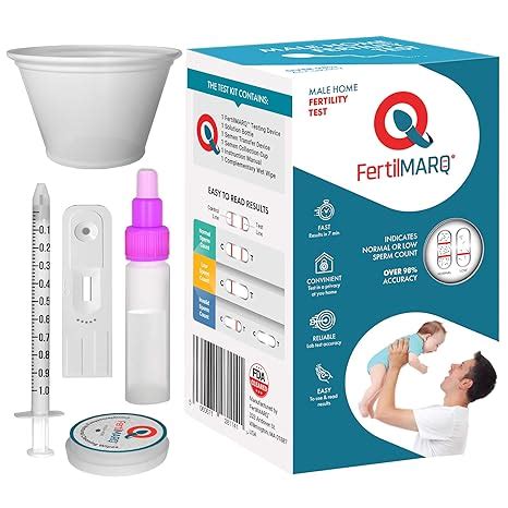 Buy FertilMARQ Fertility Home Sperm Test Kit | Indicates Normal or Low ...
