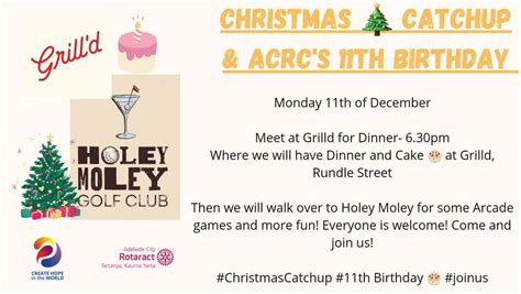 ACRC Christmas Catchup ? , Grill'd Rundle St, Adelaide, 11 December ...