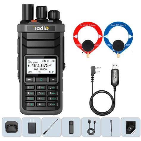 Iradio uv88 gps multiband radio walkie talkie 1024 channels ip67 ...