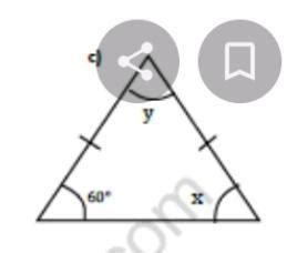 find the value of x and y (with solution) - Brainly.in