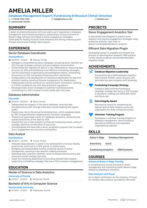 Image result for Database Engineer Resume Examples