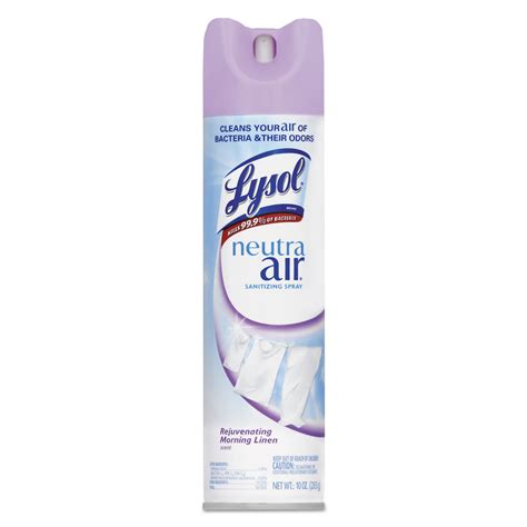 LYSOL Neutra Air 19200-76938 Sanitizing Spray, Fresh Scent, Aerosol, 10 ...