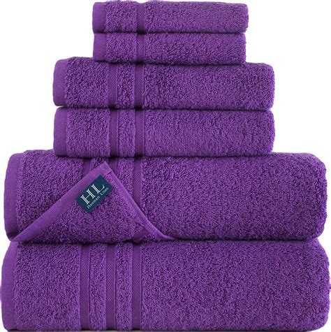 Amazon.com: Hawmam Linen Bath Sheet Towels 6 Pieces Bundle | Includes ...