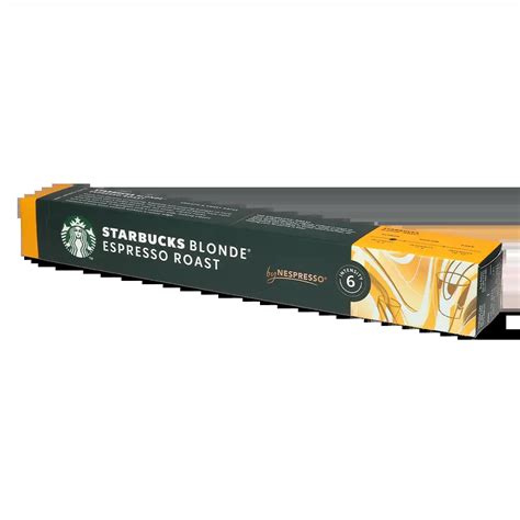 Starbucks | Blonde Espresso Roast - 10 κάψουλες Starbucks® by Nespresso®