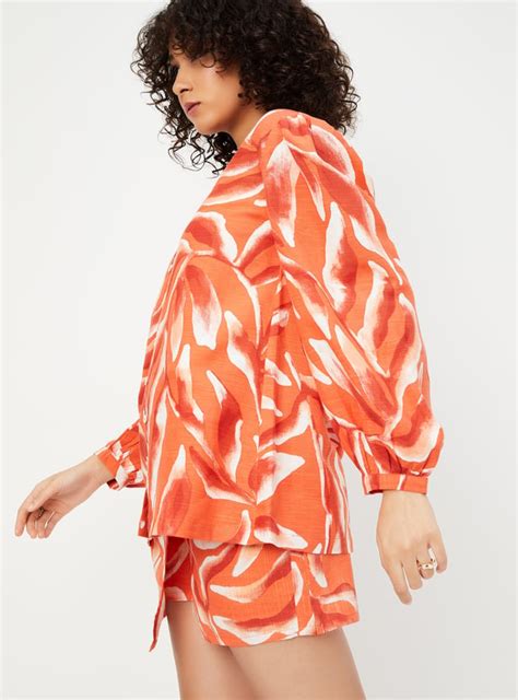 Buy Kalki x Max Women Printed Bishop Sleeve Tunic Online at just Rs ...