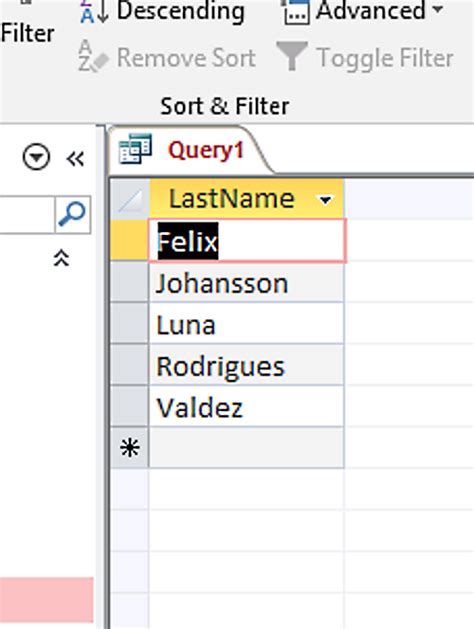 Image result for Access SQL Query Examples