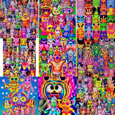 hyperreal hindu furby rat fink barbie kewpie dragon | Stable Diffusion ...