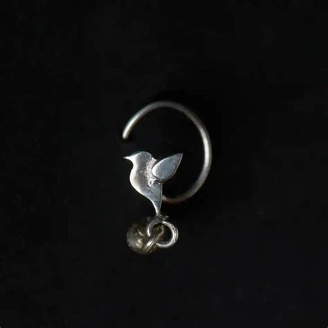 Bird silver nosepin – GoneCase