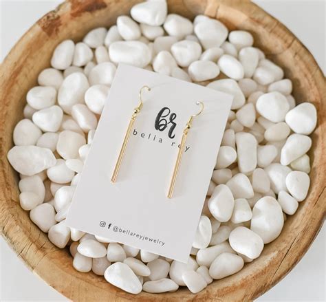 The Noelle Gold Plated Earrings by Bella Rey | ArtRat Gallery