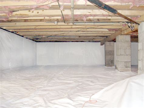 Vapor Barrier Dirt Basement Floor