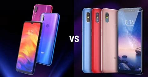 Redmi Note 6 Pro vs Redmi Note 7 的图像结果