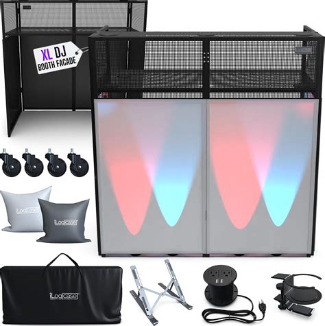 XL 50x25in Portable DJ Booth Facade Table with Dominica | Ubuy
