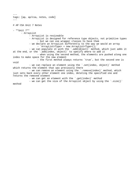 Image result for AP CSA 7 2 ArrayList Methods