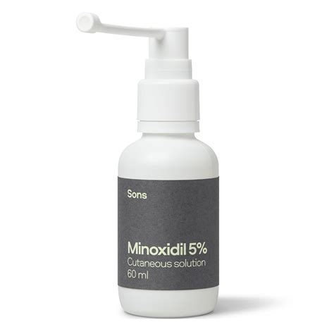 Sonsminoxidil 5 Cutaneous Solution Hair Regrowth And Thickener Formula ...