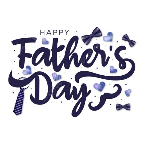 Happy Fathers Day Typography Vector Calligraphy Text, Father S, Father ...