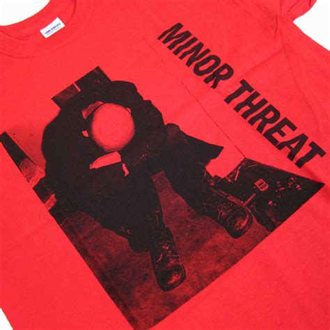 Minor Threat: LP Shirt - Red – TurntableLab.com