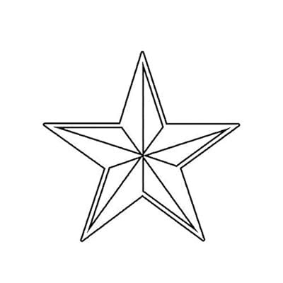 Buy ION Graphics Nautical Star Sticker Decal Vinyl 5 Bumper Locker ...