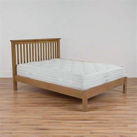 Wooden Bed With Slatted Headboard | Buy Online in India | TimberCraft