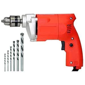 MLD APD-010D Electric Drill Machine 10Mm with 5 pcs Masonry Drill Bit ...