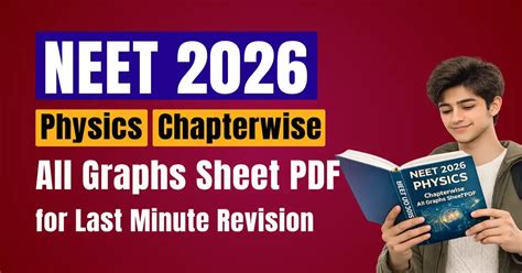 NEET 2026 Physics: Chapterwise All Graphs Sheet PDF for Last Minute ...