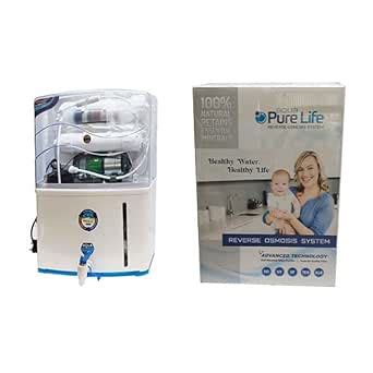 Rio Aqua + AQUA PURE LIFE RO Water Purifier For Home with MINERALS ...