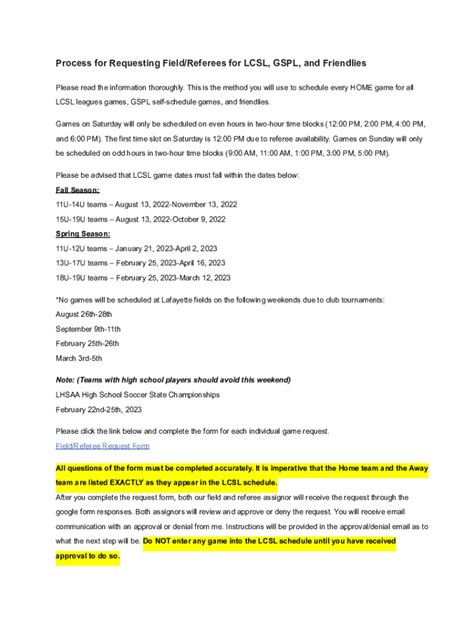 Fillable Online Manager's Info - Field-Referees Request Form and ...